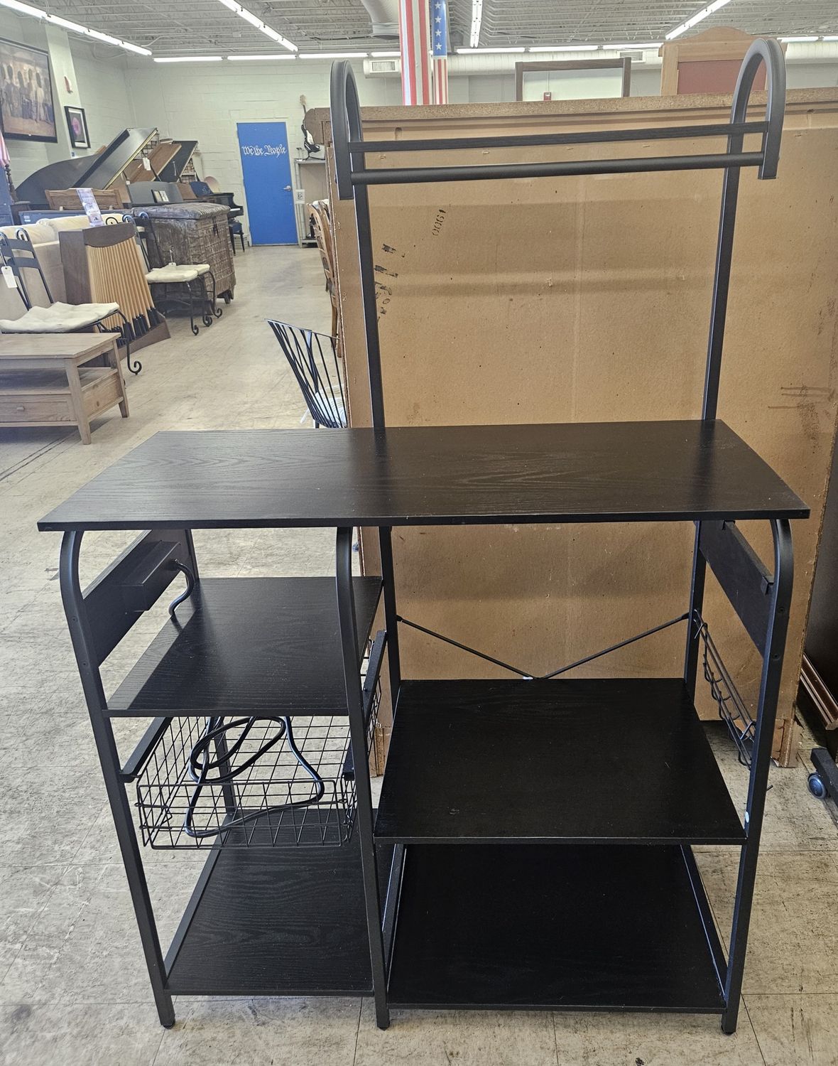 Industrial Coffee Bar &amp; Kitchen Workstation