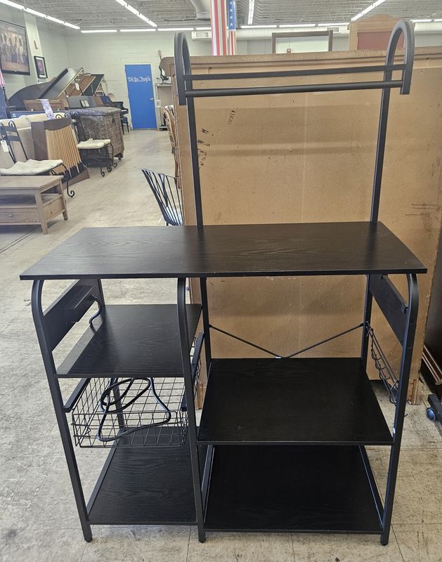 Industrial Coffee Bar &amp; Kitchen Workstation