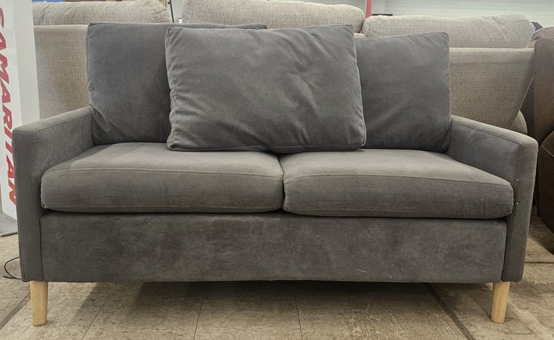 Charge &amp; Chill Micro Suede Loveseat - FREE DELIVERY