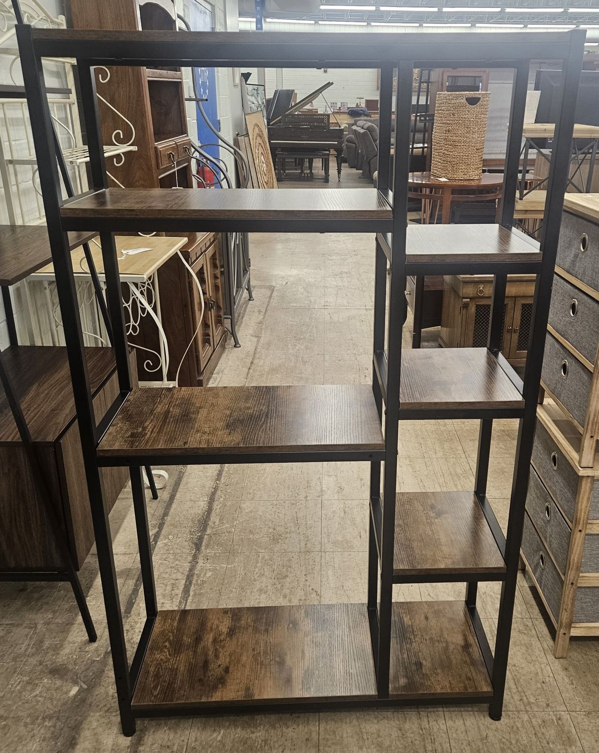 Industrial Loft Display Shelf