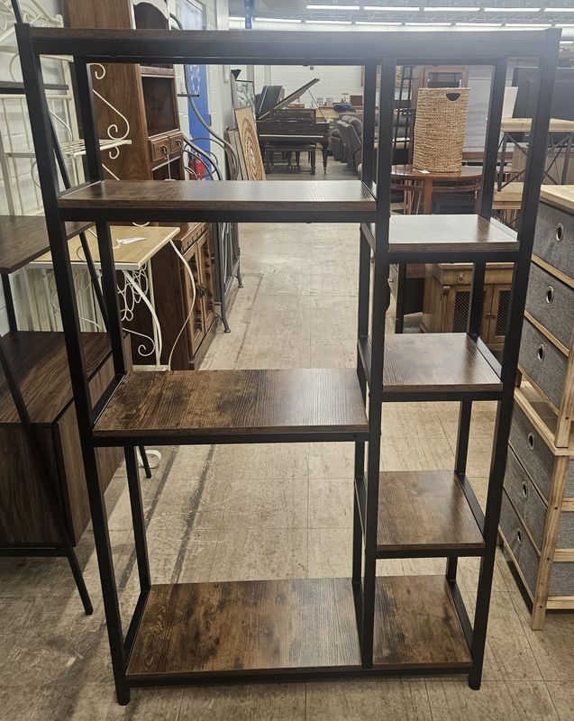 Industrial Loft Display Shelf