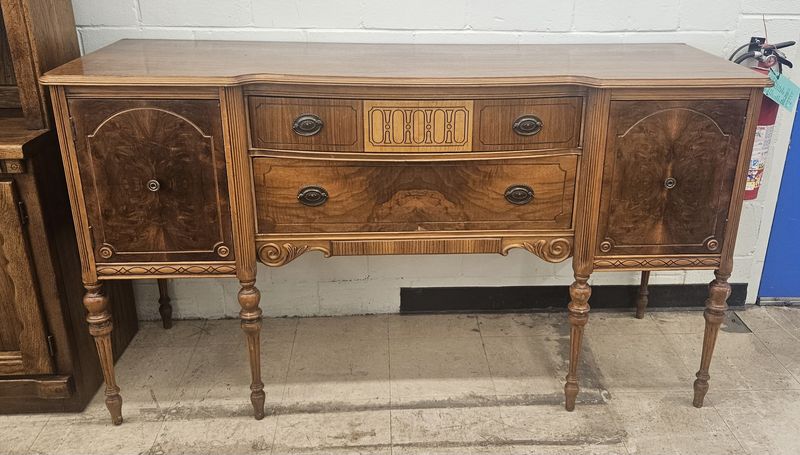 Heritage Burlwood Buffet Server - FREE DELIVERY