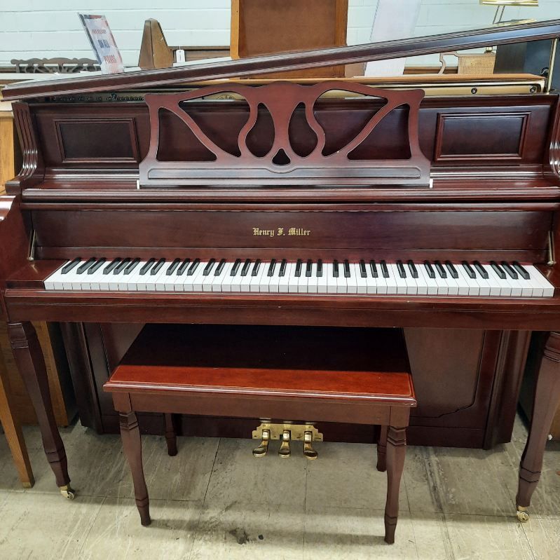 Henry F Miller Console Upright Piano