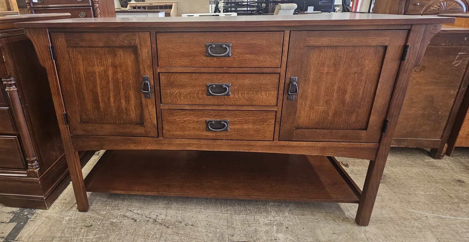 Bassett Mission Style Buffet Server - FREE DELIVERY