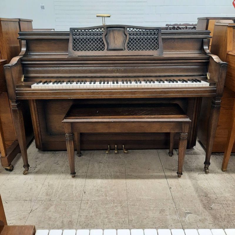 Golden Period Sohmer Console Piano