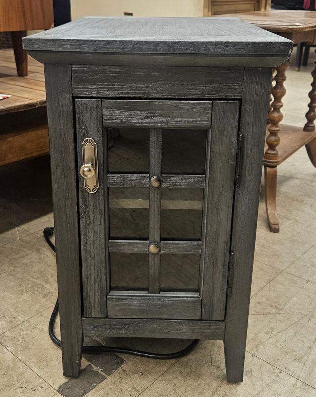 The Midnight Window Accent Cabinet