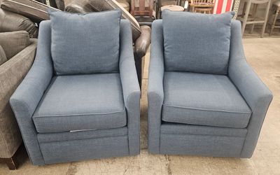 The Blue Haven Accent Chair Set