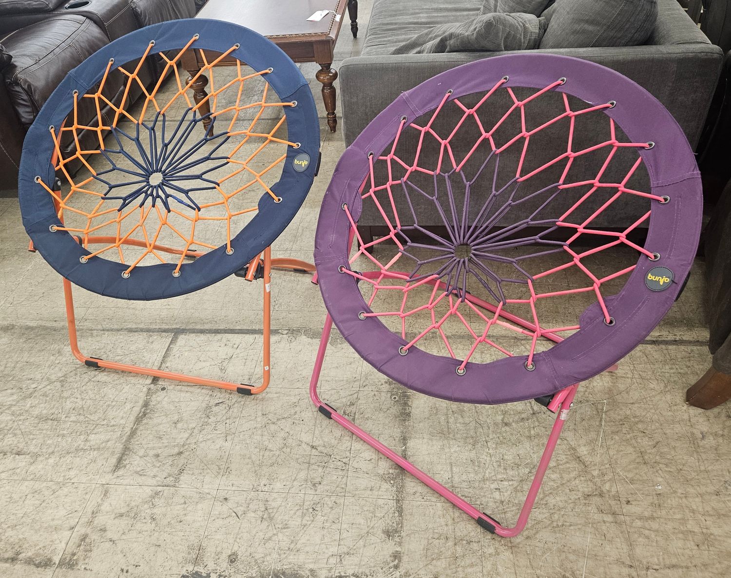 2 Bunjo Bungee Chairs