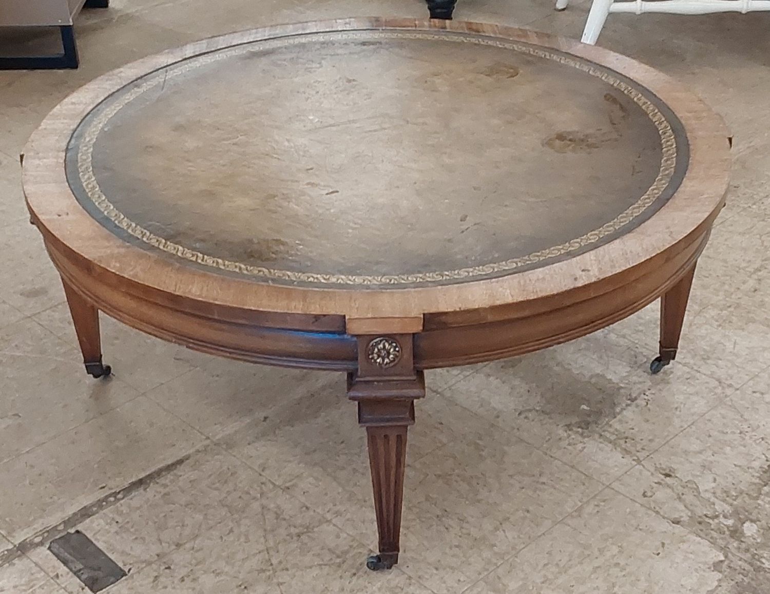 Heritage Brass Accent Coffee Table