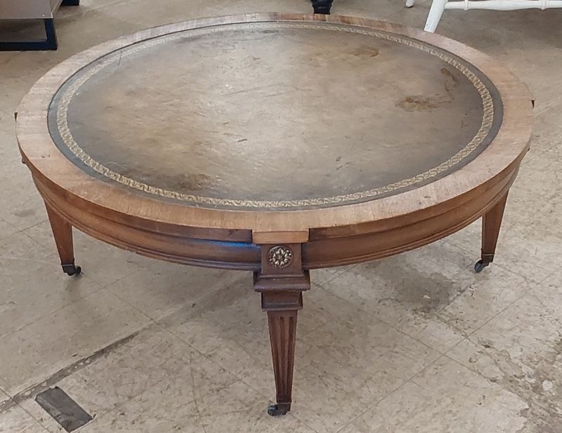 Heritage Brass Accent Coffee Table