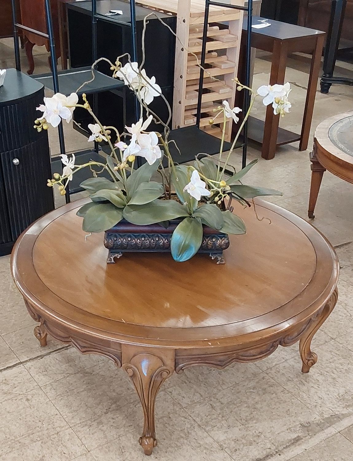 Ornate Round Coffee Table