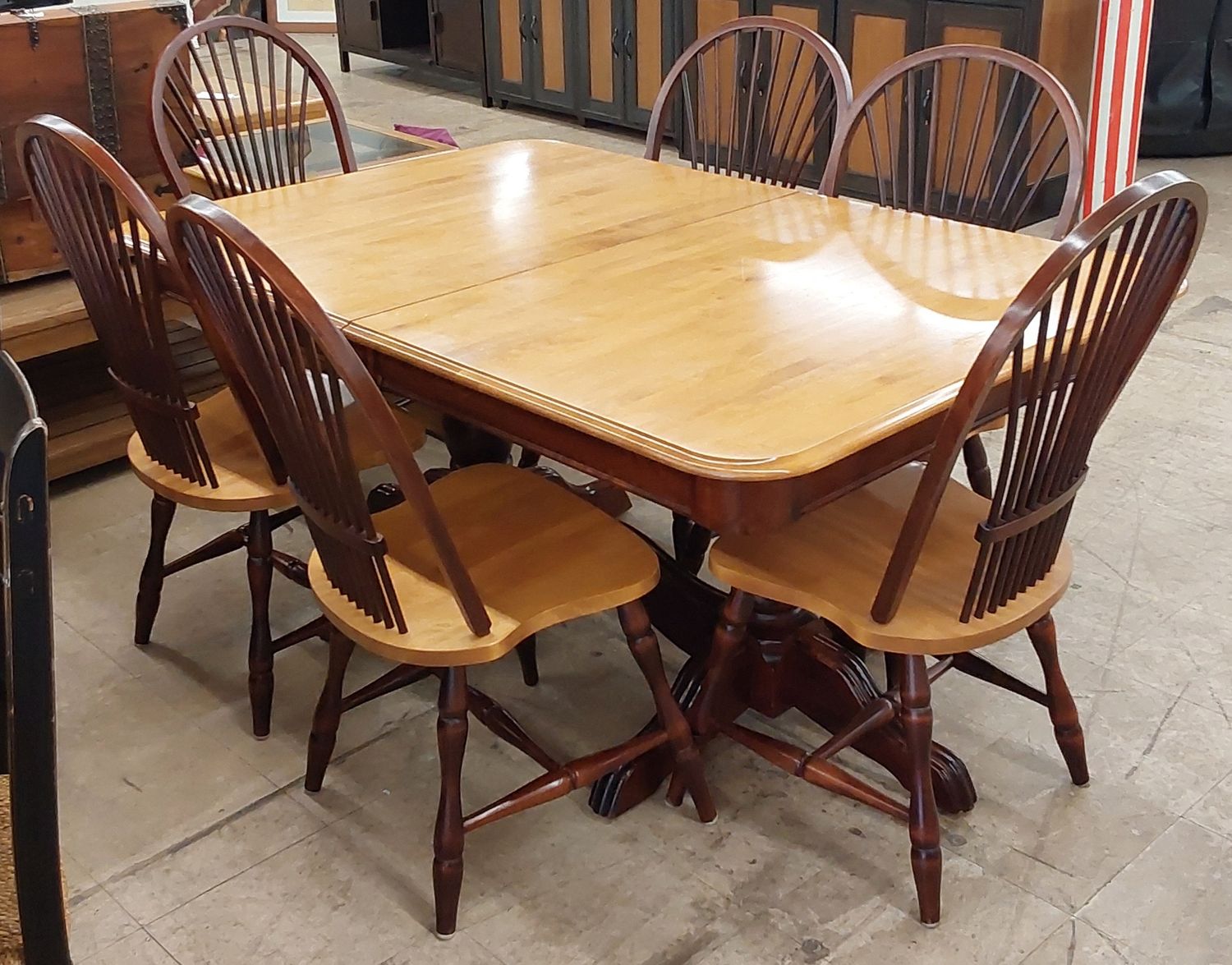 Two-tone Windsor Dining Set - **FREE DELIVERY**
