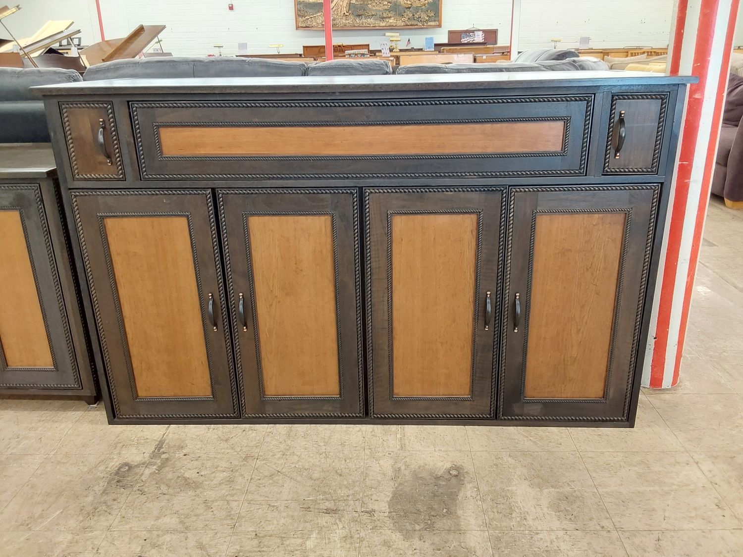 Two Piece Hidden TV Entertainment Set