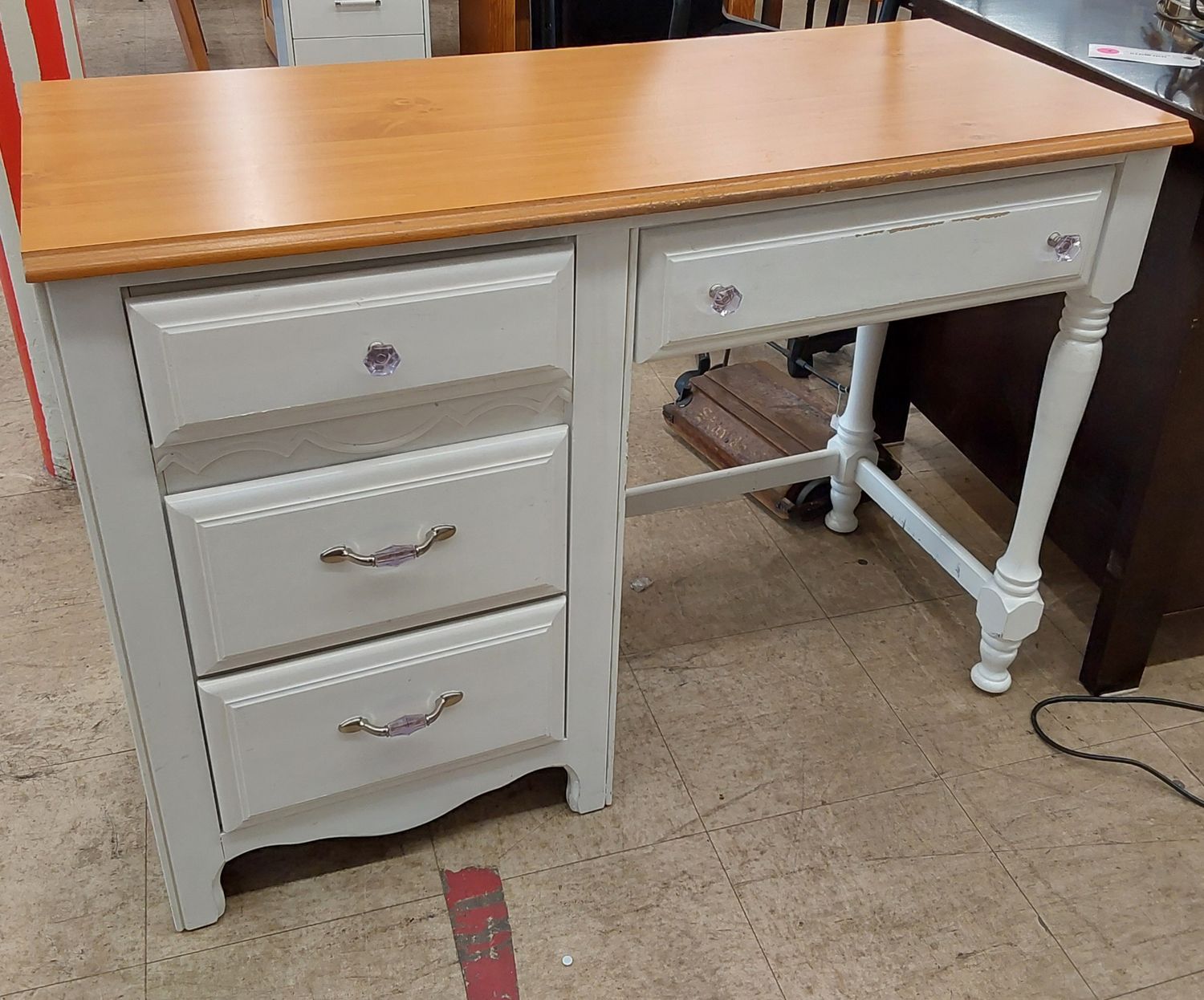 Two tone Princess Writing Desk