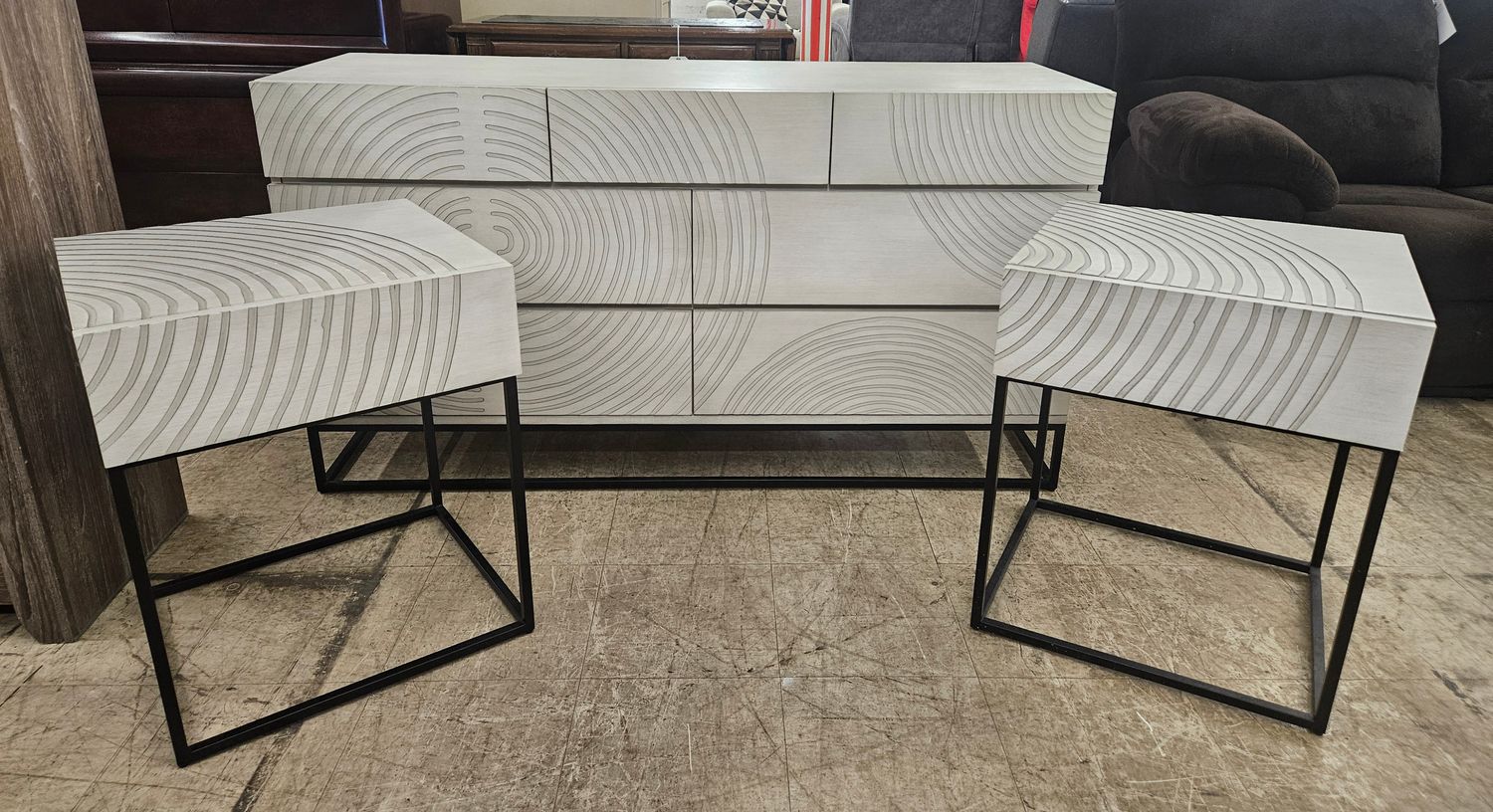 Crate &amp; Barrel Circulus 3-Piece Bedroom Set - FREE DELIVERY