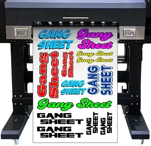 Your Custom DTF Gang Sheet 22" x 36" 24HR Turnaround