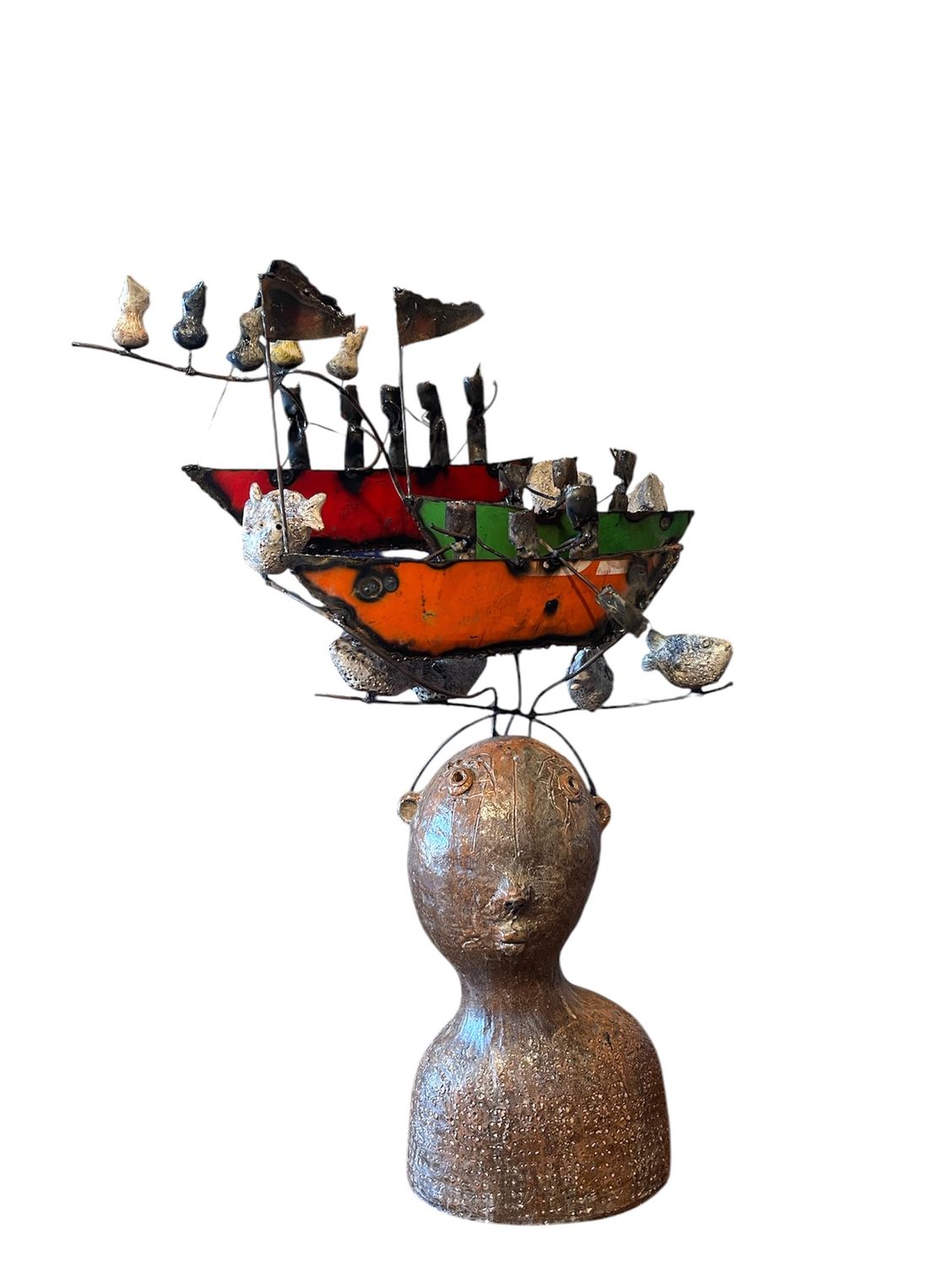 unique thinking sculpture