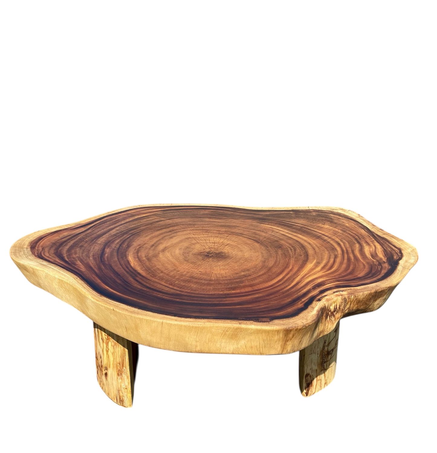 live edge coffee table