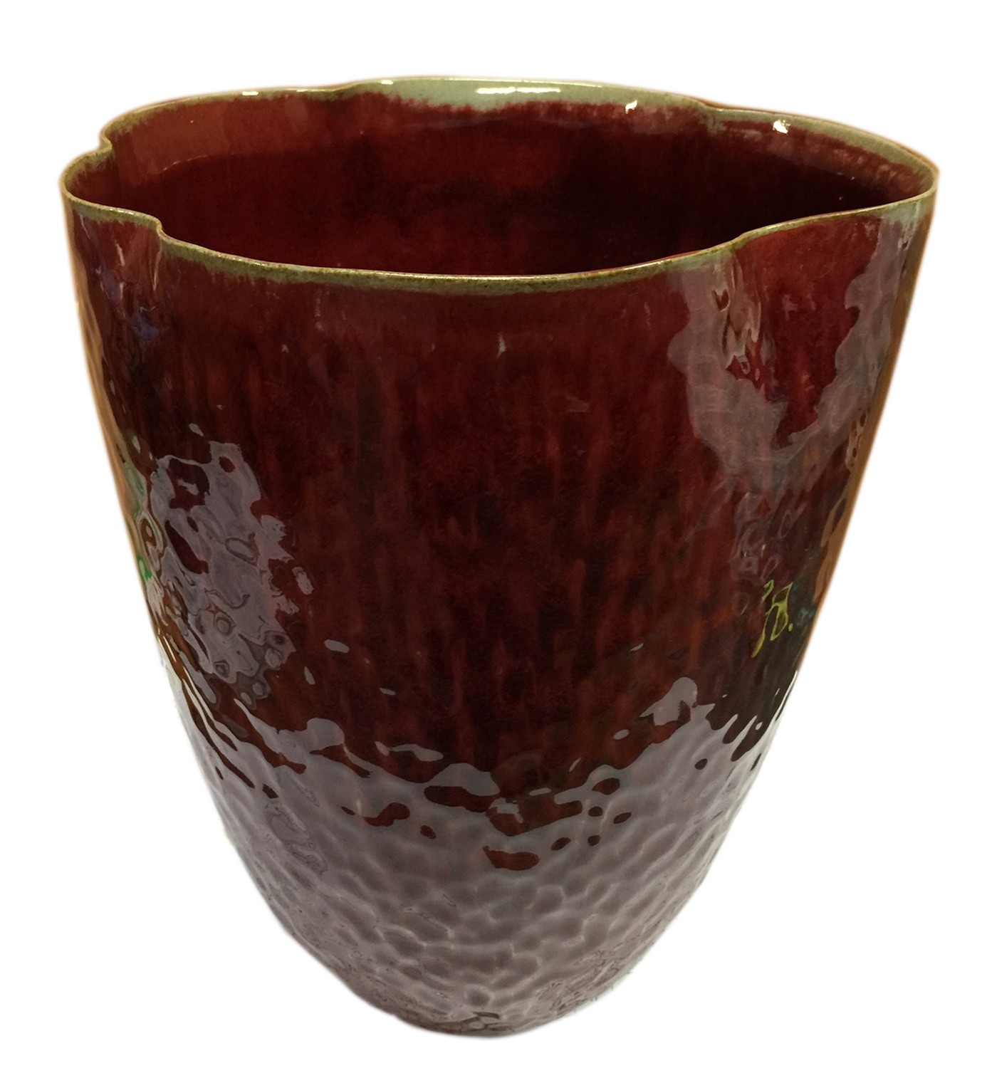 red celadon &quot;style&quot; vase