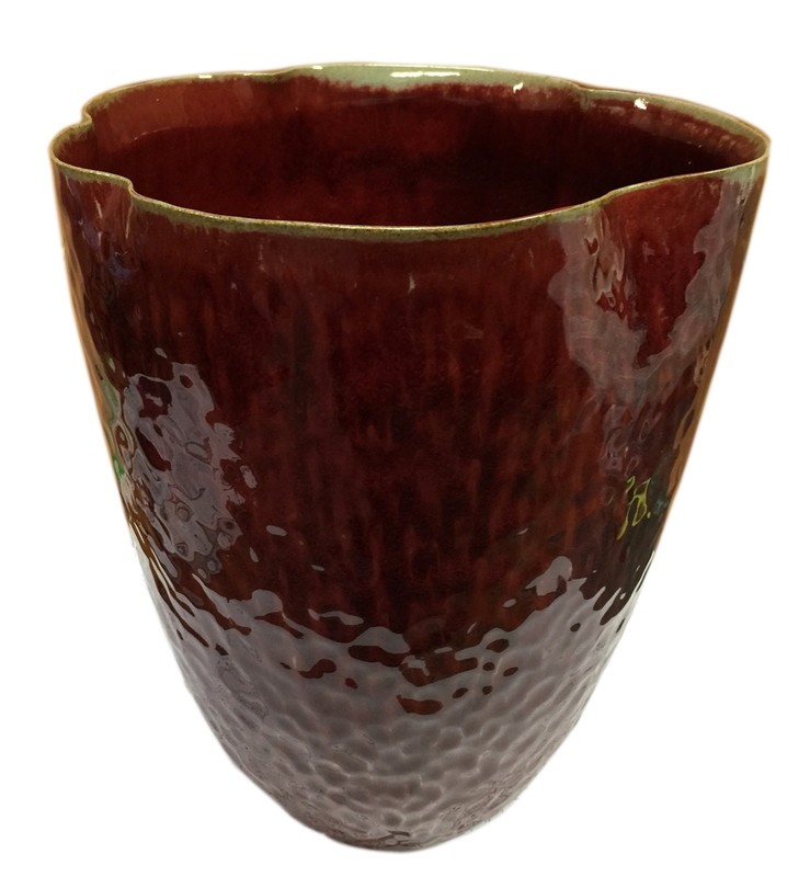 red celadon &quot;style&quot; vase