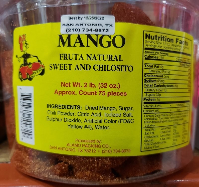 Mango Fruta Chilosito 2lb