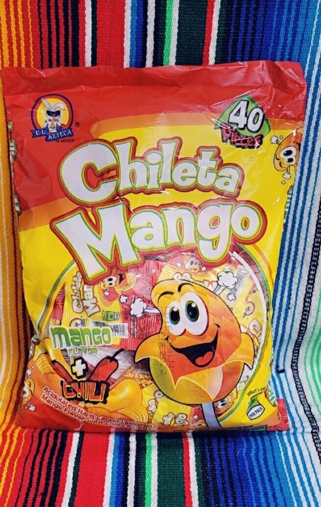 El Azteca Chileta Mango Paletas 40ct  1lb