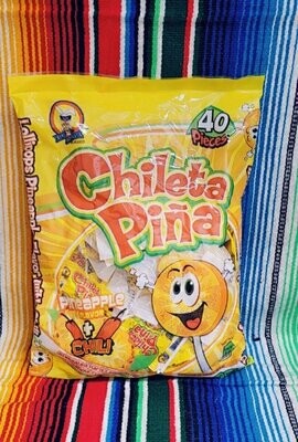 El Azteca Chileta Pina Paletas 40ct 1lb