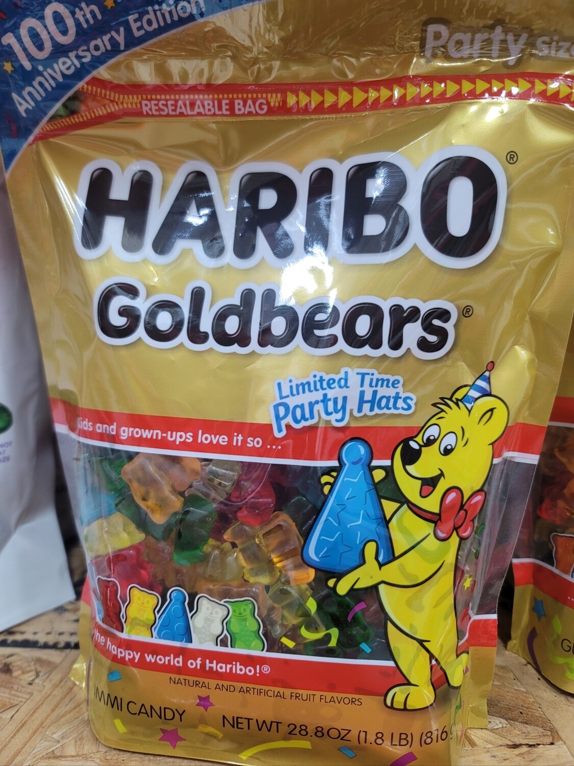 Haribo Gold-Bears Gummy Bears Candy: 1.8LB Bag