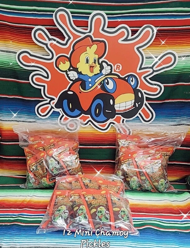 Alamo Candy Chamoy Mini Pickles 12ct limit 4 bag per customer