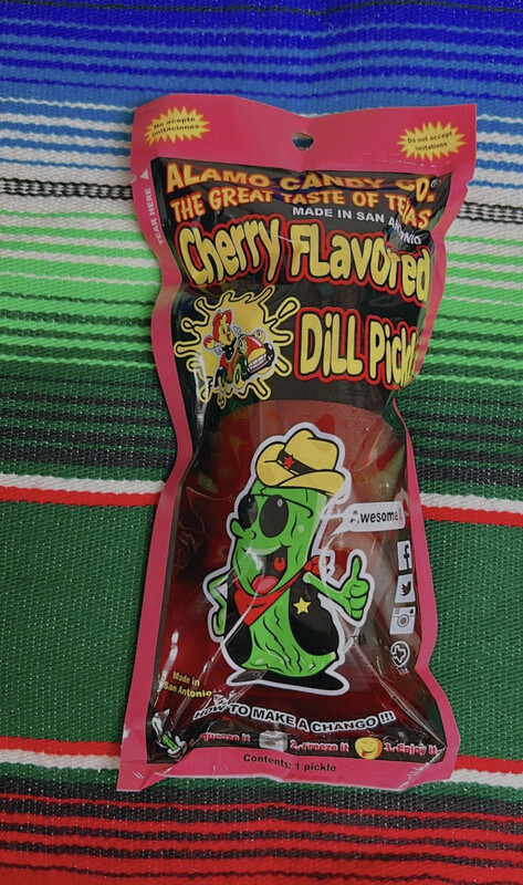 Alamo Candy Cherry Flavored Dill Pickle single LIMIT 2