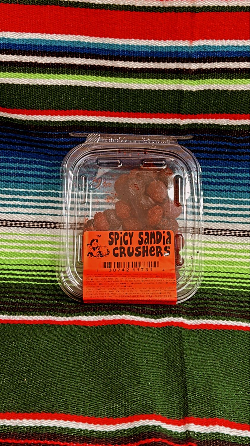 Alamo Candy Spicy Sandia Gushers with chili