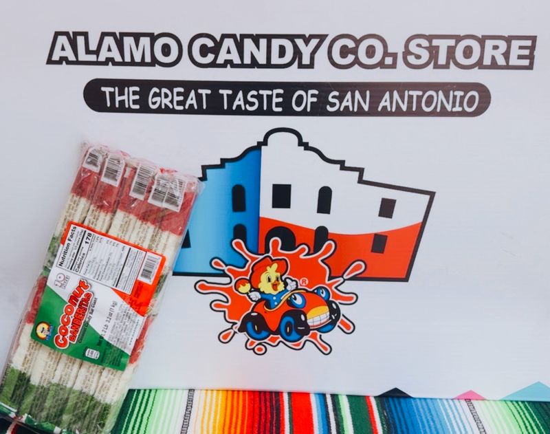 El Azteca Banderitas Coconut Candy
