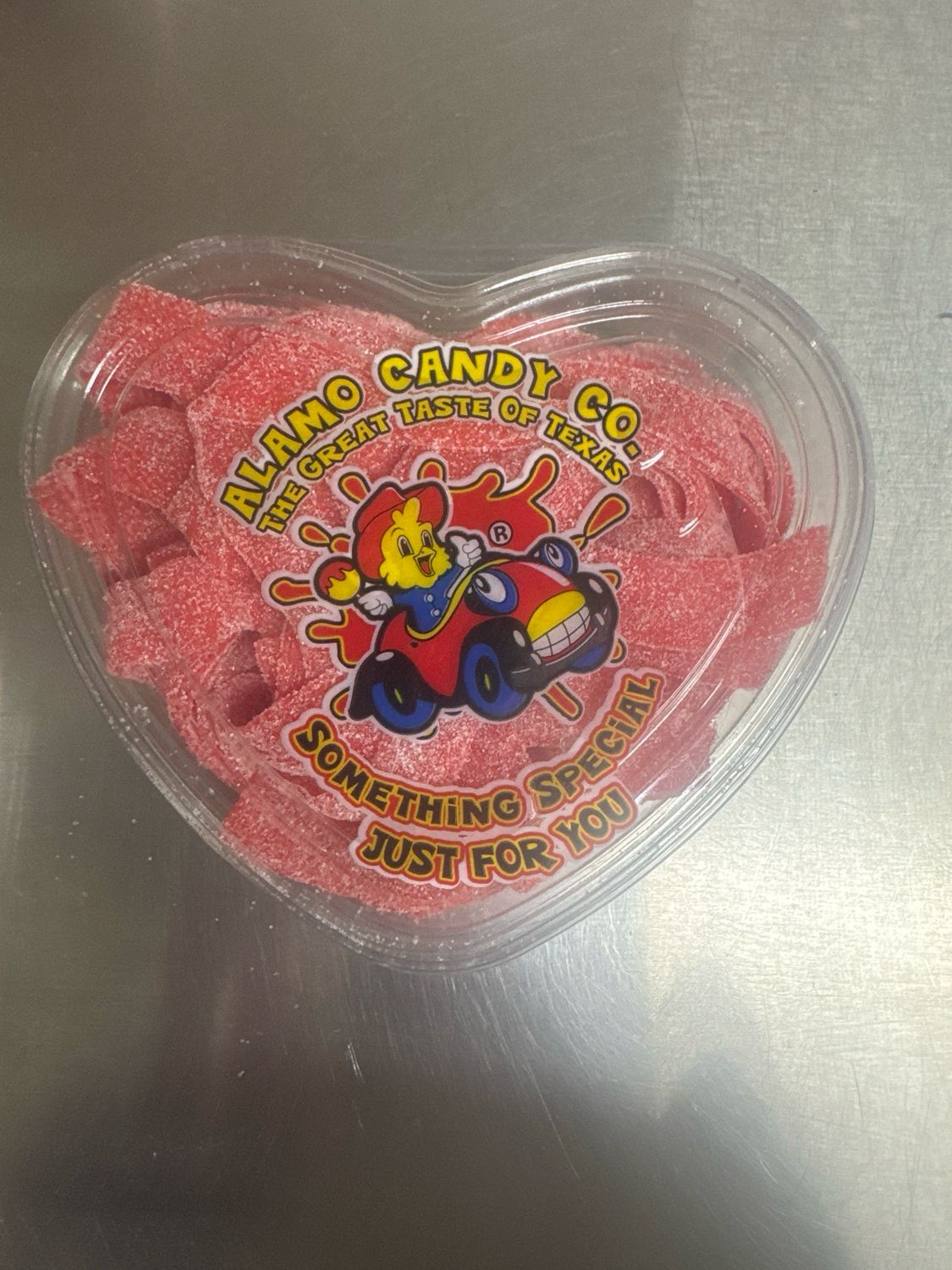 Alamo Candy Heart Shaped Strawberry Belts