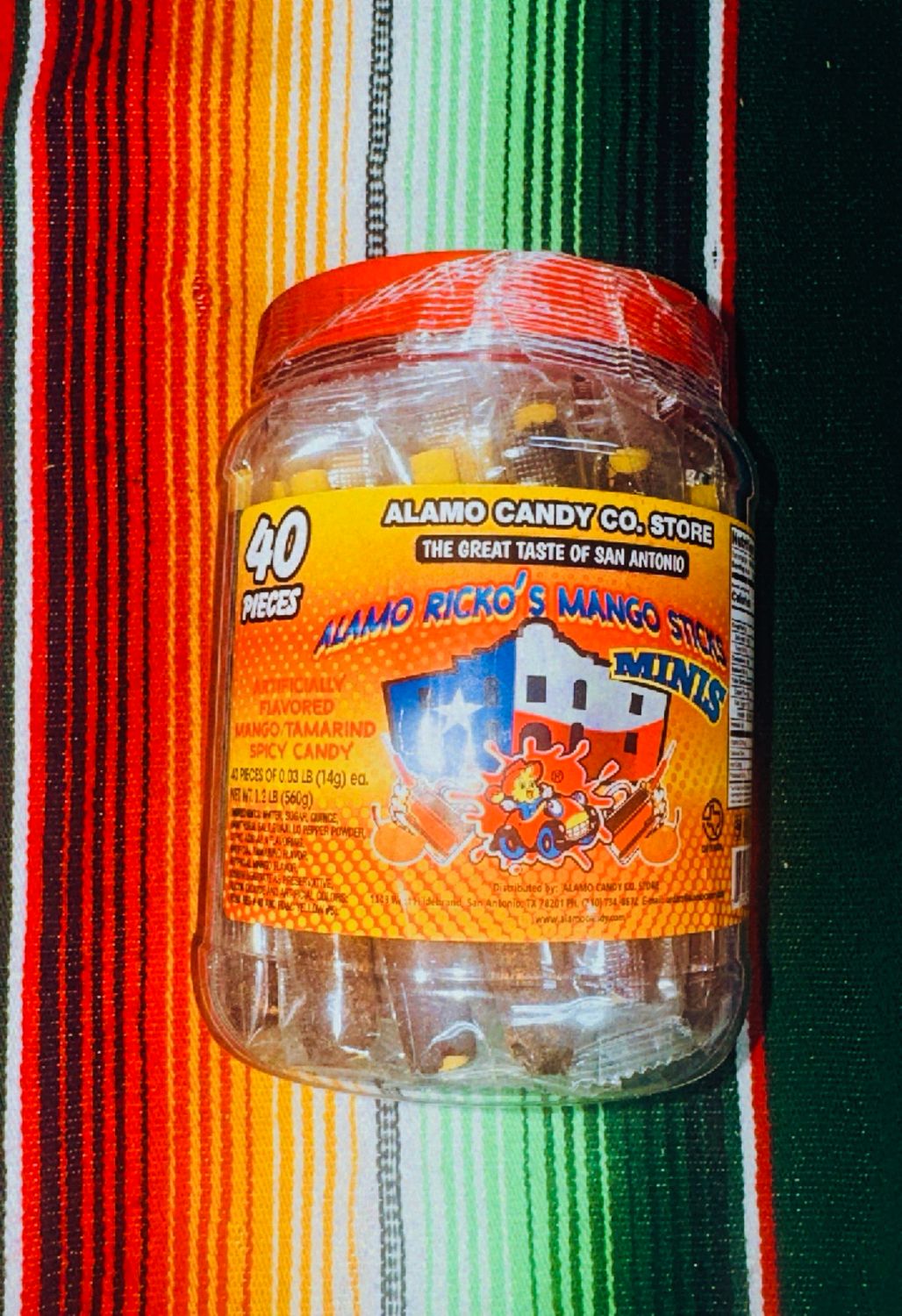 Ricko’s Mango Mini Tamarindo Sticks 40ct