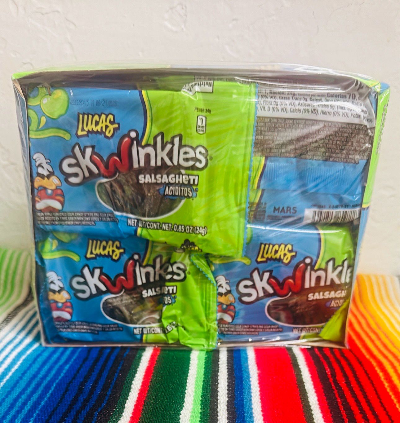 Lucas Skwinkles Salsagheti 12ct Box