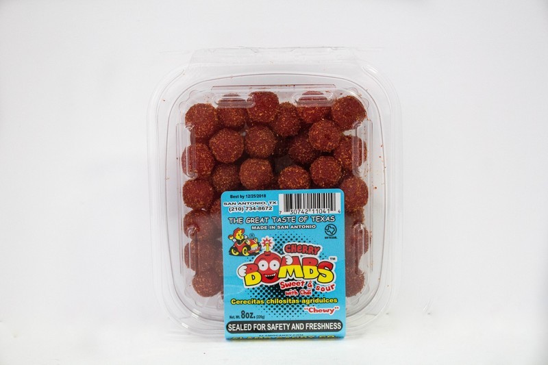 Alamo Candy Cherry Bombs Tub 8oz. limit 3 tubs