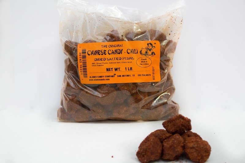 Alamo Candy Chinese Candy Chili Bag 1 LB.