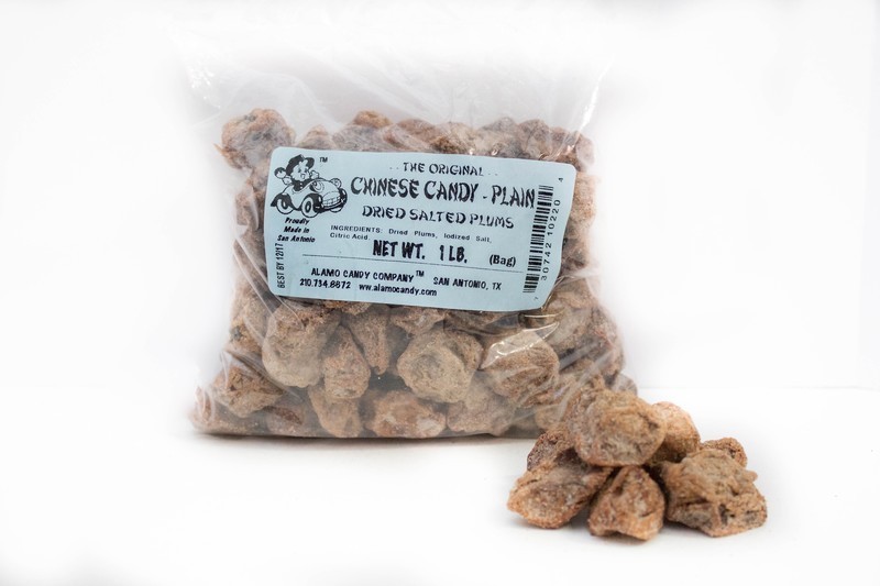 Alamo Candy Chinese Candy Plain Bag 1 LB.