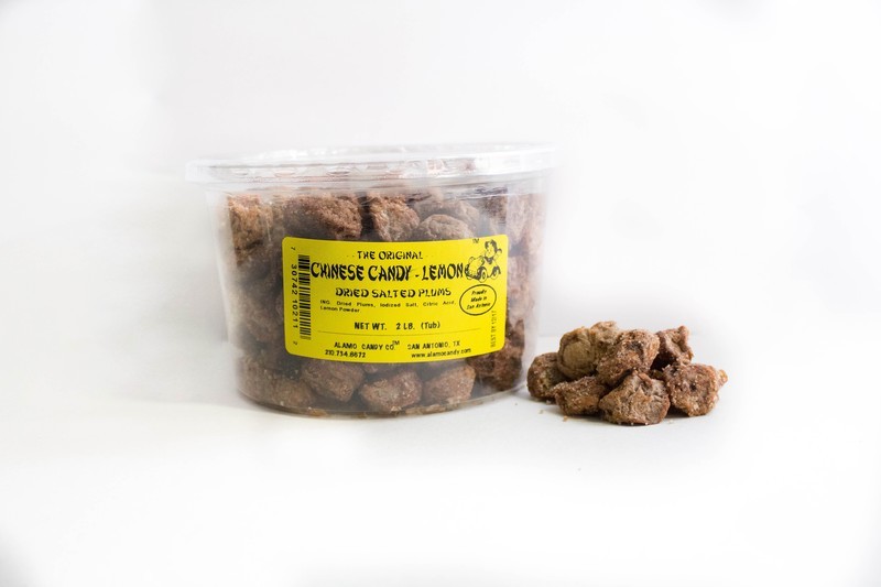 Alamo Candy Chinese Candy Lemon Tub 2 LB.
