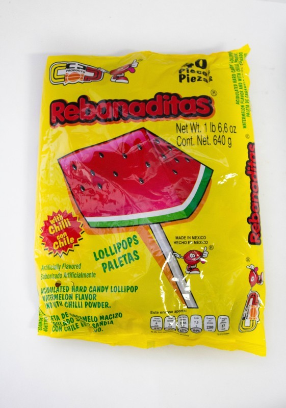 Rebanaditas lollipops 40ct.