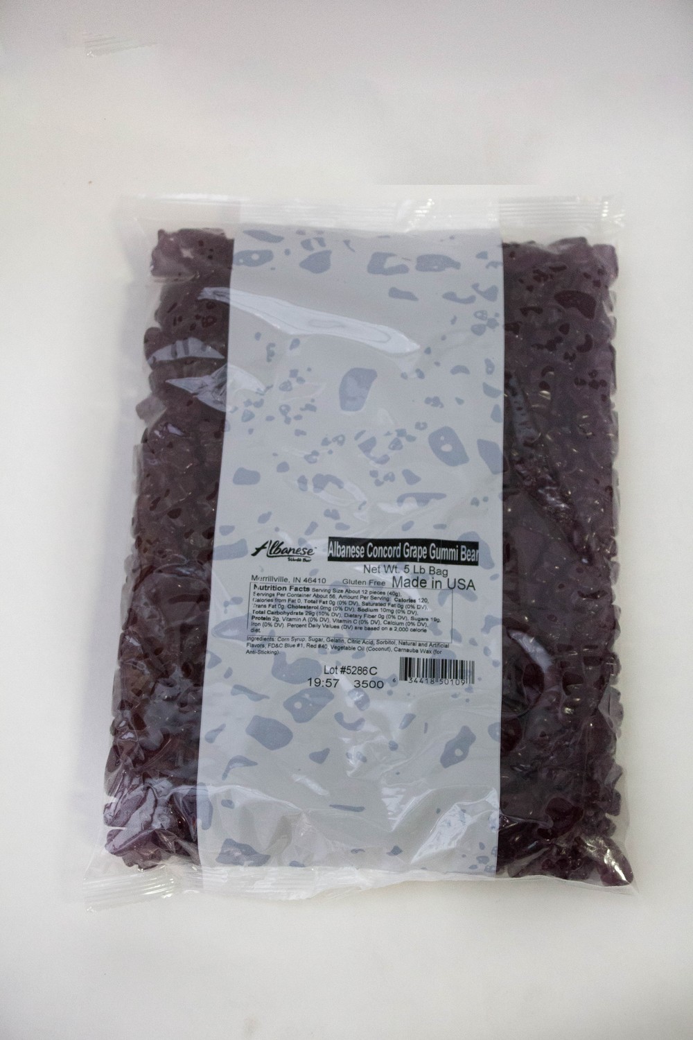 Albanese Gummy Bears Purple (Grape) 5 LB Bag