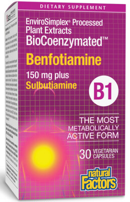 BioCoenzymated Benfotiamine 30ct