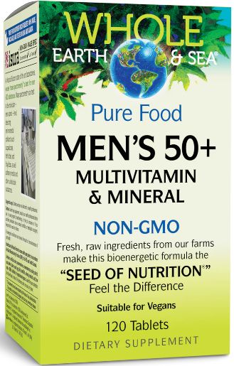Pure Food Mens 50+ Multi 120 tabs