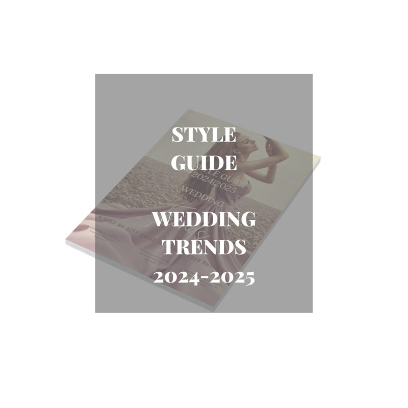 Style Guide Wedding Trends 2024-2025