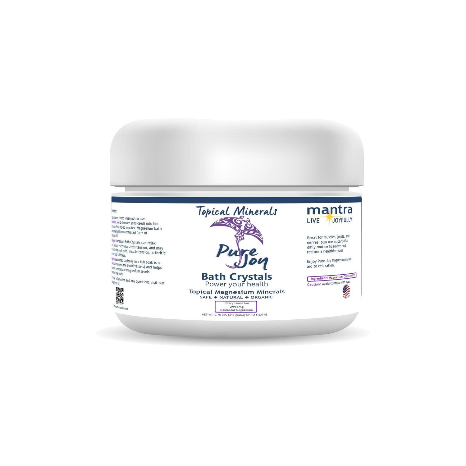 Pure Joy Magnesium Bath Crystals