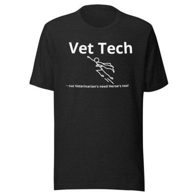 Vet Tech Hero Unisex t-shirt
