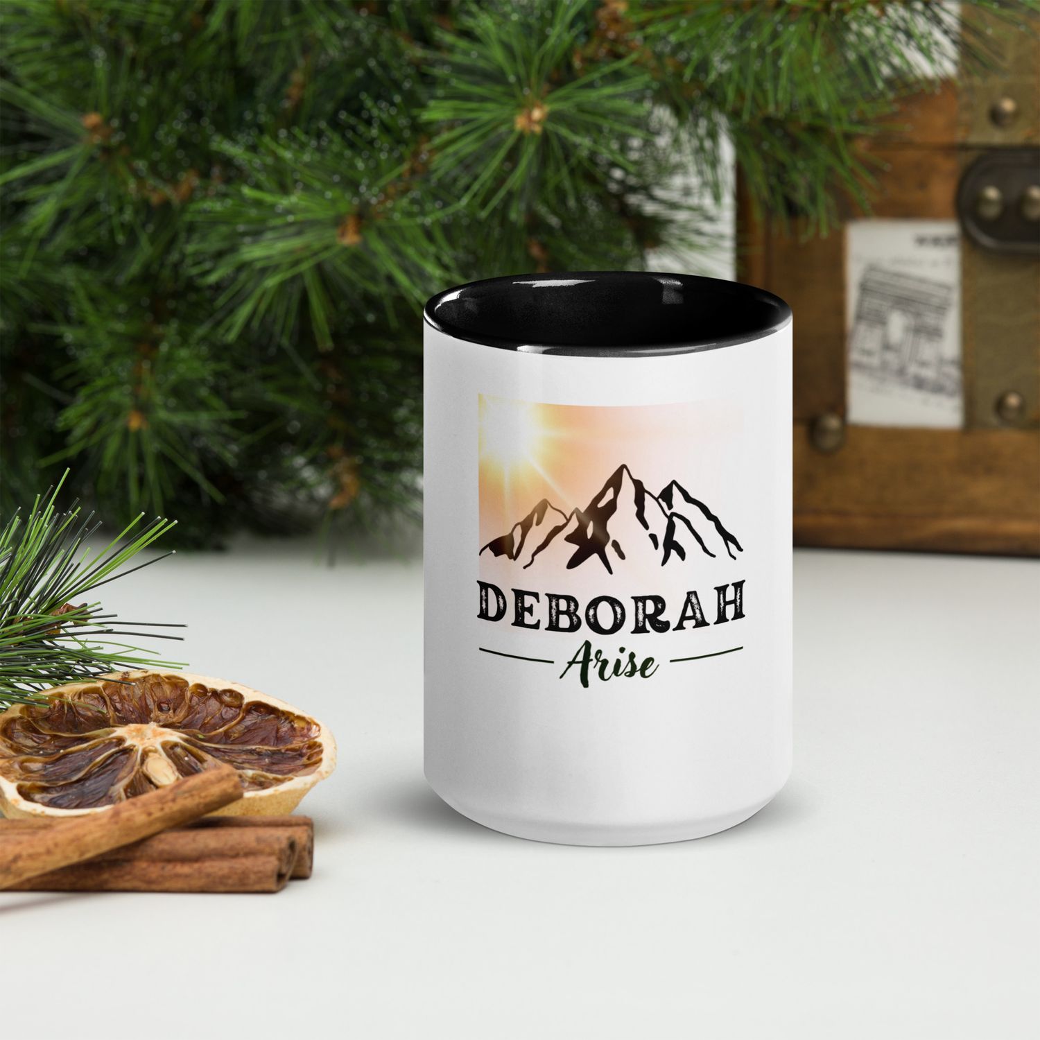 Deborah Arise Mug with Color Inside