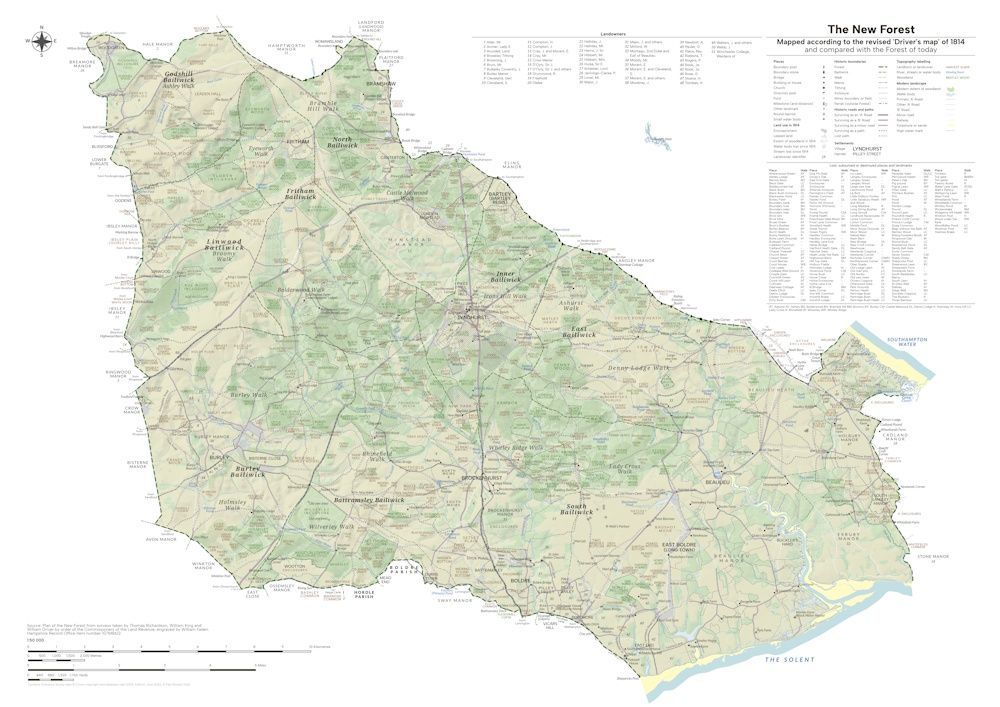 The New Forest according to Driver’s Map The New Forest according to Driver’s Map