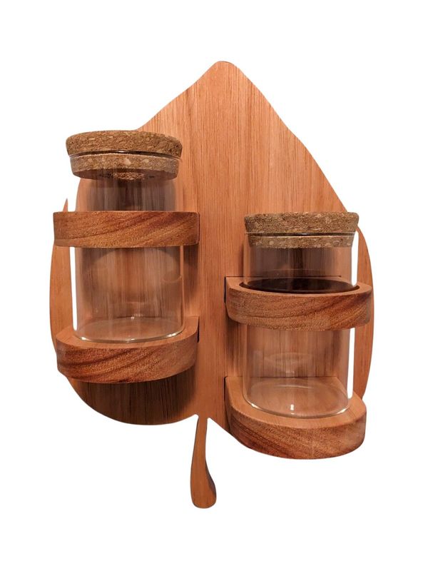 Hanging Wooden Full Leaf Double Propagation Station