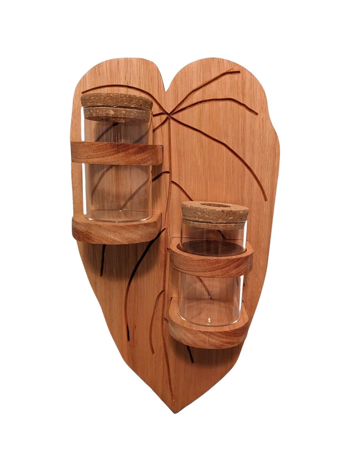Hanging Wooden Full Leaf Double Propagation Station